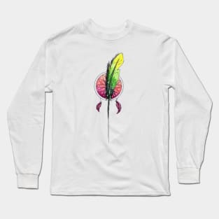 Feather and Dreamcatcher Long Sleeve T-Shirt